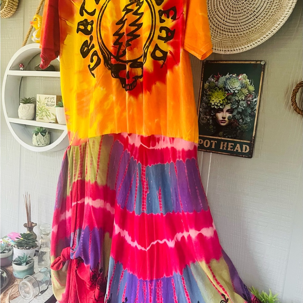 Grateful Dead Tie-Dye Dress